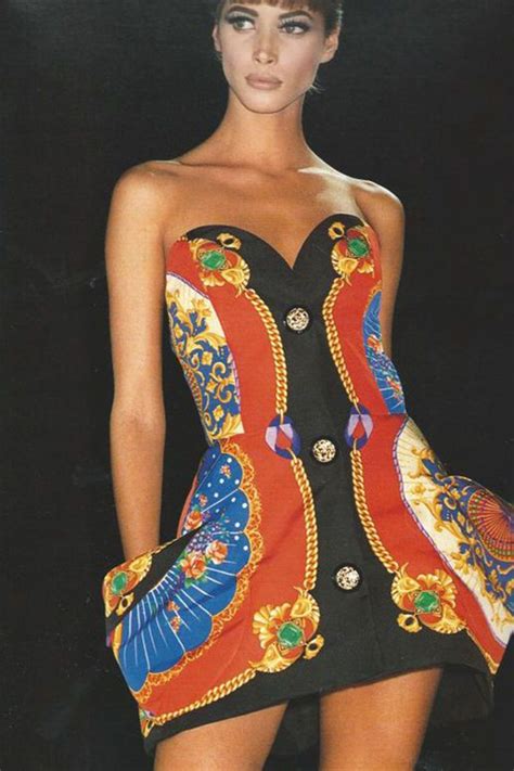 versace mini dress runway|gianni versace dresses.